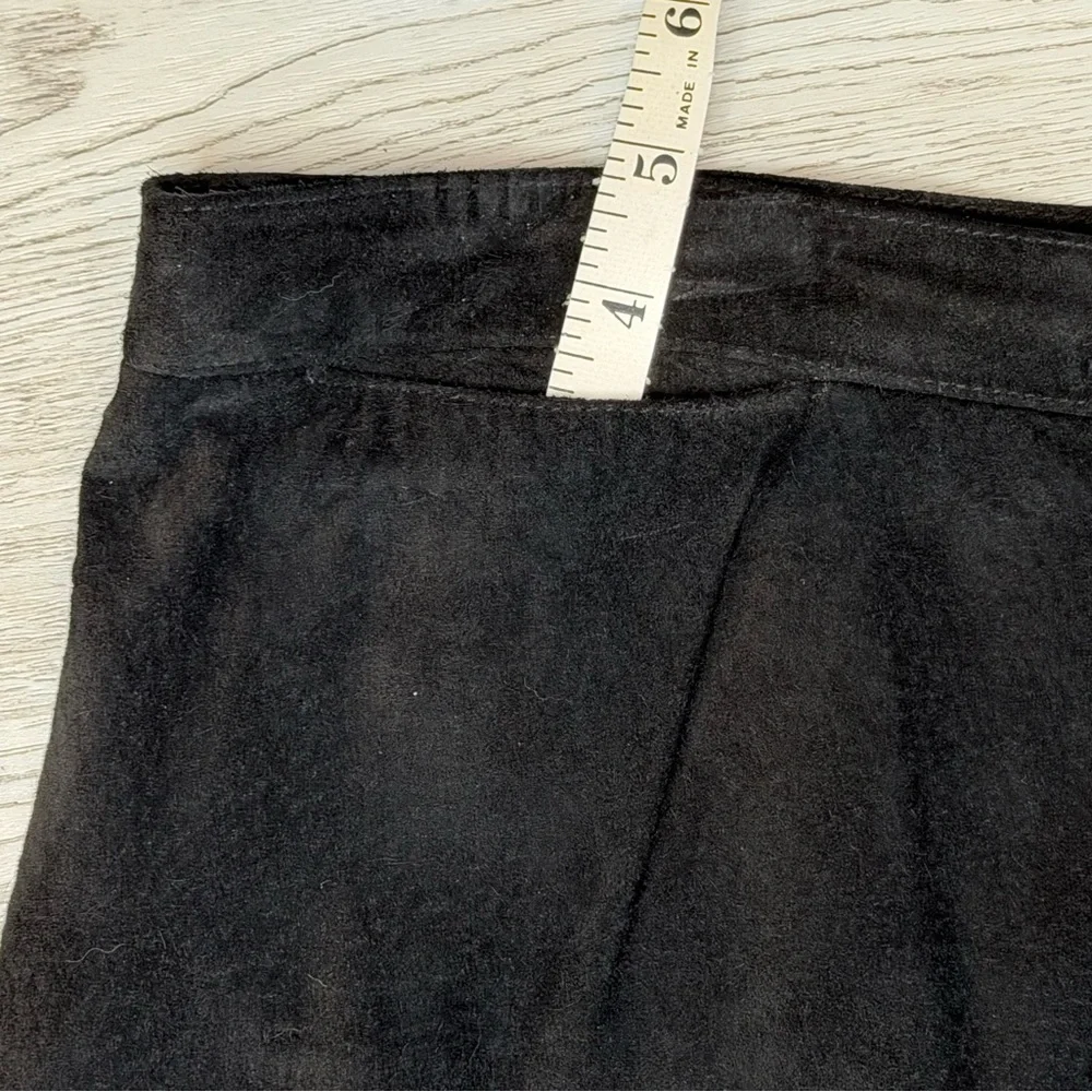 Lauren Ralph Lauren Black Suede Maxi Long Skirt women’s size 18W Designer